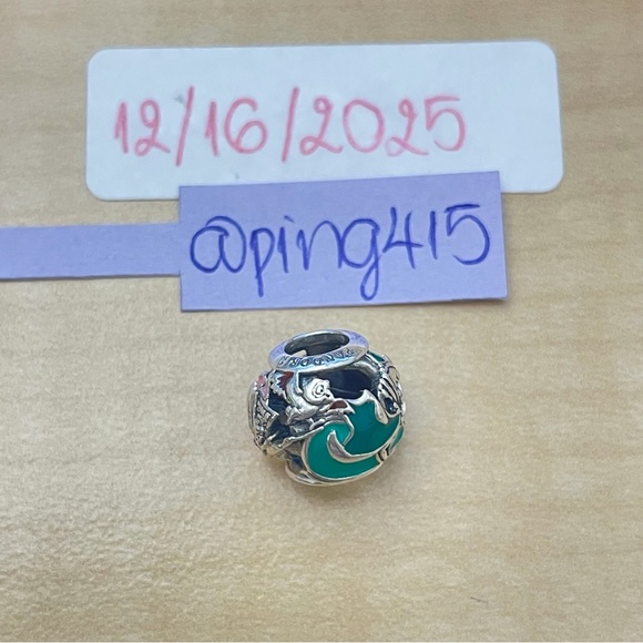 Pandora HTF Disney Aurora's Fairy Godmothers Charm - Picture 6 of 14